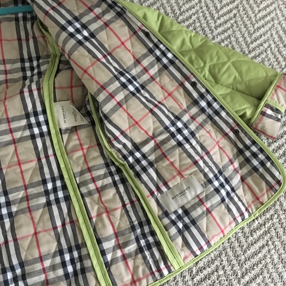 Burberry Green Quilted Utility Jacket - Picture 7 of 8